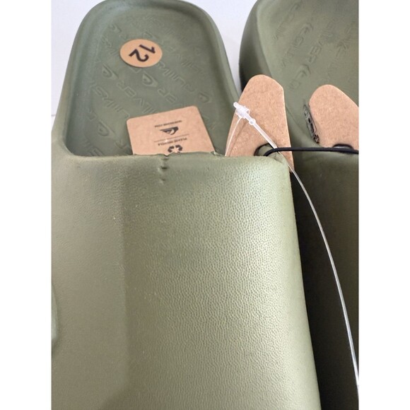 Quiksilver Cloudbreak Green Slides Slippers Sandals Men’s 12 US New Quicksilver - Picture 7 of 12